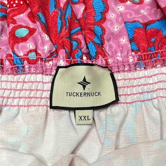 Tuckernuck Marguerite Off The Shoulder Top Size XXL in Bougainvillea Breeze Pink - Picture 6 of 9